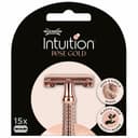 Wilkinson Intuition navulmesjes roségoud veiligheidsscheermes 15 stuks