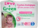 Love & Green Ecolabelgecertificeerde en hypoallergene lagen T5 40 stuks