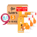 Etos Luiers Midi Maat 3 6-10 kg Maandbox 282 stuks