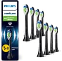 Philips Sonicare W2 Optimal White - Opzetborstels - Verpakking van 8- Zwart - Wittere Tanden - HX6068/88